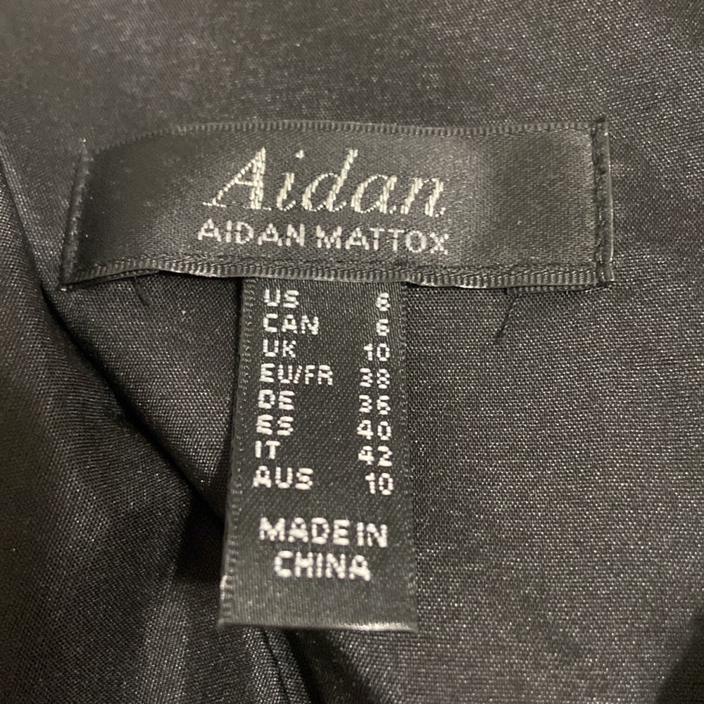 Aidan Mattox Silver Maxi Dress - Picture 8 of 10